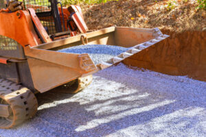 Buckets Skid steer attachments loader with gravel bucket